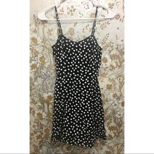 Black&White Floral Dress